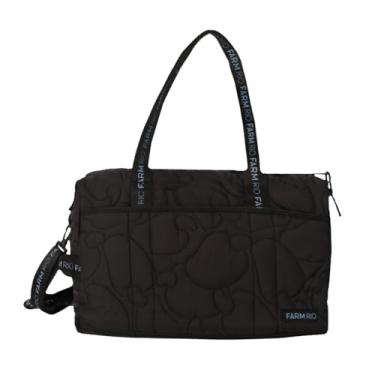 Imagem de Bolsa Farm Viva Liso Preta-UN
