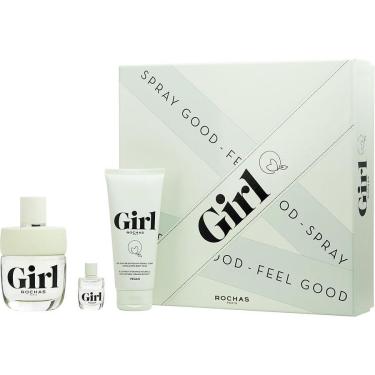 Imagem de Perfume Feminino Rochas Girl Edt Spray 100 Ml & Gel De Banho 5 Mini