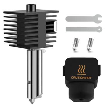 Imagem de ENOMAKER Kit Extrusor Hotend Para Bambu Lab A1, Mini Impressora 3D A1, Substituição De Bloco De Aquecimento, Alta Velocidade, Alta Temperatura Todo Em Metal Hot End, Com Bico De Aço Inoxidável De 0,