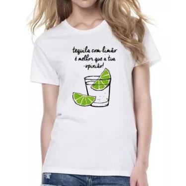 Imagem de Camiseta Baby Look Tequila com limao opniao - Alearts, M