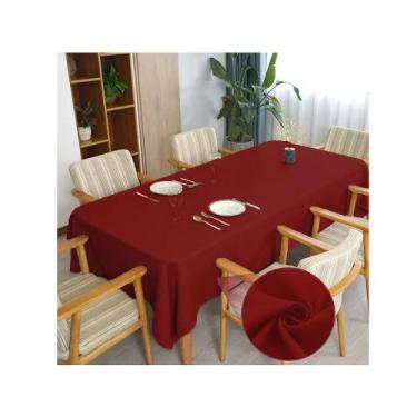 Imagem de Toalha Mesa Retangular Tecido Rustico Lavável 2,50 X 1,40m - Casa Arma