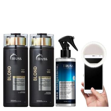 Imagem de Truss Blond Kit Shampoo Condicionador Uso Obrigatório Blond Reconstrut