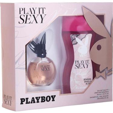 Imagem de Perfume Feminino Playboy Play It Sexy Edt Spray 38 Ml & Gel De Banho 250