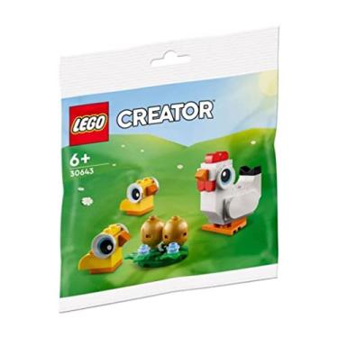 Imagem de LEGO- Lego Creator Easter Chickens 30643 Polybag, Multicolor