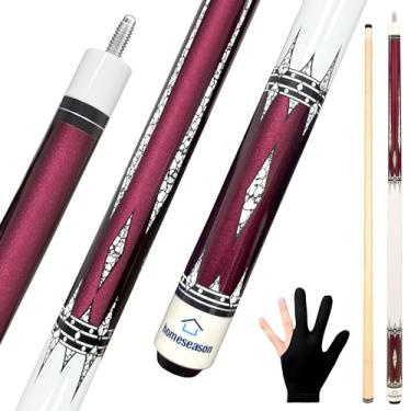 Imagem de Pacote de tacos de sinuca de 144 cm com ponta de couro de fibra de 13 mm 567 g, 4 cores para iniciantes, comerciais e entretenimento doméstico