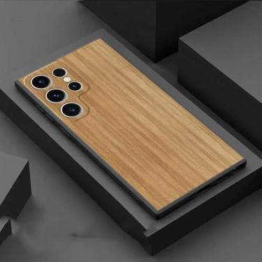 Imagem de Capa de telefone metálica de grão liso marrom para Samsung Galaxy S22 Note 20 Ultra S23 S21 S20 FE S10 S10E Capas de silicone, B03, para Samsung S23 5G