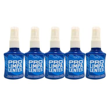 Imagem de Spray Para Limpeza De Óculos Lentes Limpa Tela Tv Celular Notebook Kit Com 5
