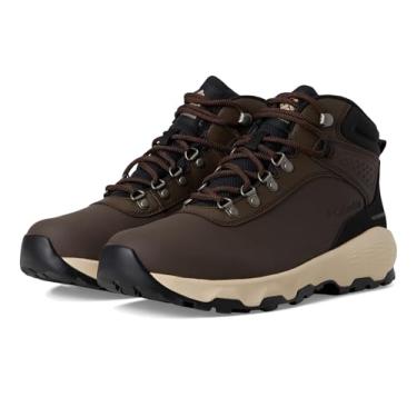 Imagem de Columbia Newton Wander Tênis feminino de couro para caminhada, Cordovan/preto, 9.5 Wide