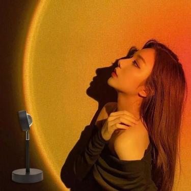 Imagem de Lampada Sunset Projetor Para Fotos Por Do Sol Arco Decoração