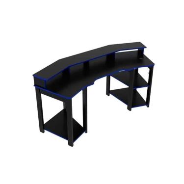Imagem de Mesa Computador Gamer Me4167 Preto-azul - Tecno Mobili