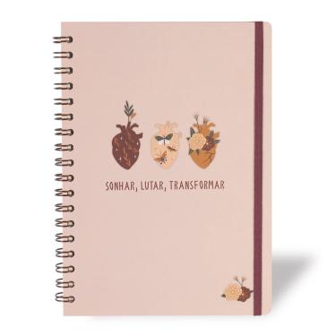 Imagem de Caderno Universitário Wire-o Heart Redoma A4 96 Folhas Capa Dura