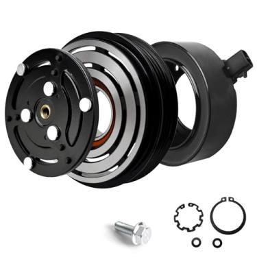 Imagem de Kit de montagem de embreagem de compressor A/C Bobina de rolamento de polia de placa 1355 substituição para Subaru Outback 2005-2009 4cyl 2,5L, compressor de ar condicionado AC bobina de embreagem kit