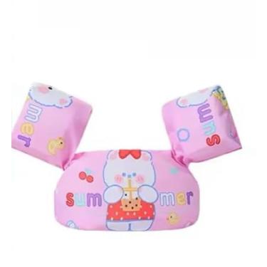 Imagem de Colete Salva Vidas Infantil Kids Bóia De Braço Não Fura (Ursa Rosa)