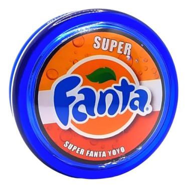 Imagem de Ioiô Profissional de Eixo Fixo Modelo Coca/Fanta Modelos Novos (Fanta Azul/Novo)