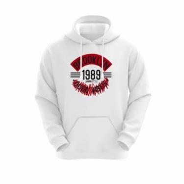 Imagem de Moletom Canguru Unissex Inverno Blusa de Frio Capuz Bolso Algodão-Unissex