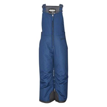 Imagem de Macacão infantil Arctix com peito alto e babador de neve, Arrowhead Charcoal/Royal Blue, 4T