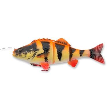 Imagem de Savage Gear Isca de pesca de poleiro amarelo 4D, 2 1/113.4 g, albino, contornos e movimento realistas, construção durável, infundido com perfume, sistema de linha pré-ajustado