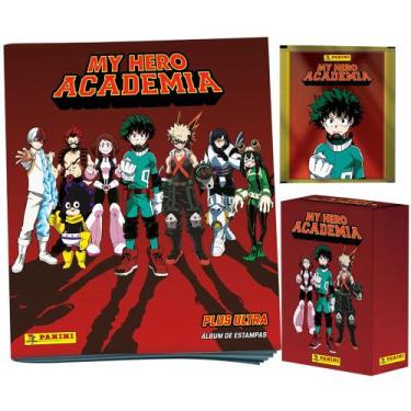 Imagem de My Hero Academia Album + 24 Figurinhas + 6 Cards + Porta Cards Livro I