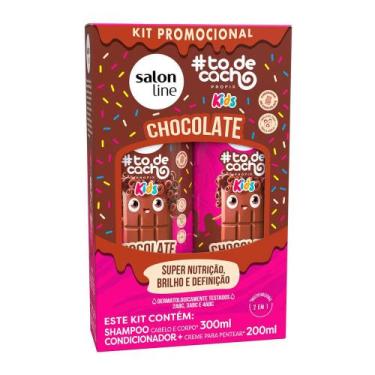 Imagem de Kit Salon Line To de Cacho Kids Chocolate Shampoo 300ml e Condicionado