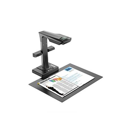 Imagem de Câmera de documentos ET16 Plus A3 scanner de livros velocidade máxima tamanho A3 suporte de documentos função OCR compatível com Mac para escritório (cor: plugues pretos tipo: U-K) (preto E)