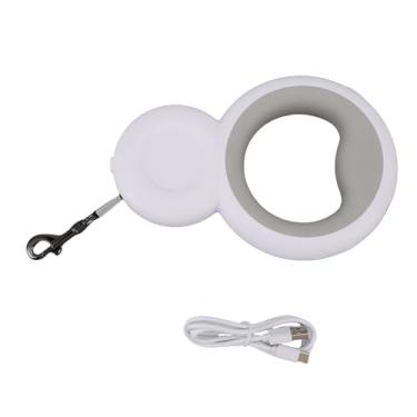 Imagem de Coleira de Cachorro Retrátil Construída Em Porta -malas de cocô Com Luz LED Libere Suas Mãos Pet Walth Leash para Cães Médios de até 30 Kg