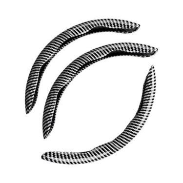 Imagem de Capa Universal para Volante de Carro - Couro de Microfibra com Acabame