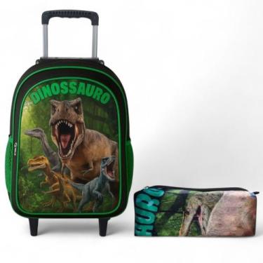 Imagem de Mochila Infantil Escolar Menino Juvenil Reforçado Masculino + Estojo G