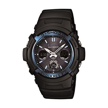 Imagem de Casio AWG-M100A-1ACR G-Shock AWGM100A-1A Relógio Esportivo Masculino Resistente Solar Preto Resina, Preto, No Size, Relógio de quartzo