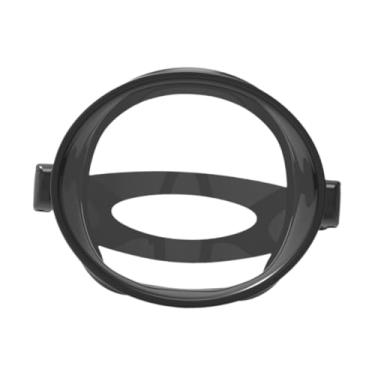 Imagem de YIJU Máscara de mergulho óculos de natação ampla vidro de engrenagem de snorkeling confortável para mergulho grátis natação crianças meninos adultos , Preto