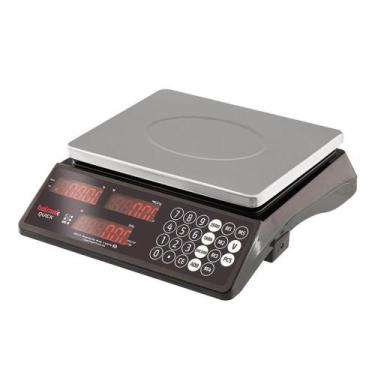 Imagem de Balança Digital Balmak QUICK33B 3 Em 1 Cap 6/15/33kg Prato De Inox Com