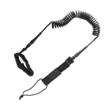 Imagem de oshhni Surfboard Leash Boncle Paddle Strap Straps Substituição Cordão enrolada Cordão enrolada Cordão da perna da mola para todos os tipos de pranchas de