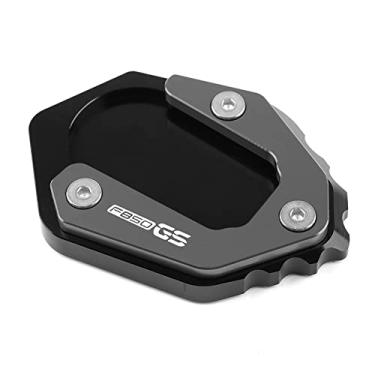 Imagem de Acc-Creativity Suporte para pé de motocicleta com ampliador lateral para placa de extensão compatível com BMW F750GS F850GS Adventure 2021 (titânio)