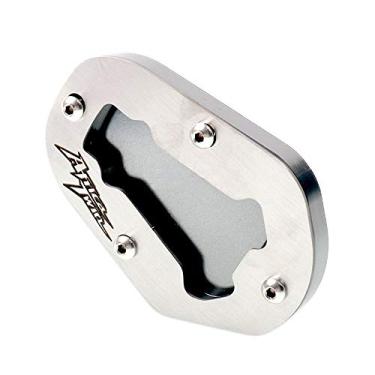 Imagem de Acc-Creativity Suporte lateral para pé de motocicleta com ampliador lateral para placa de extensão compatível com Honda CRF1100L ADV 2020-2021 (titânio)