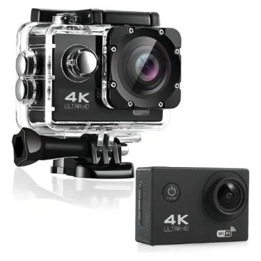 Imagem de Câmera Filmadora Esporte Go Cam Full Hd 4k Sport Ação A Prova D'água