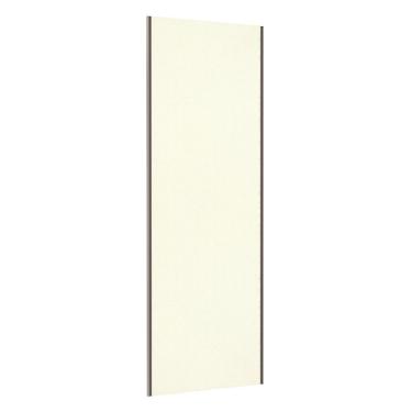 Imagem de Porta De Correr Closet 80cm Com Puxador Perfil Champagne E Kit Ferragem Prime Luciane Móveis Kashmir