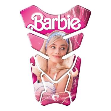 Imagem de Protetor De Tanque Adesivo Resinado Barbie Rosa