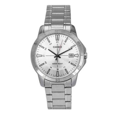 Imagem de Relógio Casio Prata Masculino Mtp-V004D-7Cudf-Sc