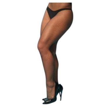 Imagem de Meia Calça Arrastão Adulto Trama Pequena Tamanho Especial EG Diversas 