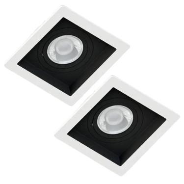 Imagem de 2 Spot Recuado Embutido Quadrado Save Energy para Lâmpada Par30