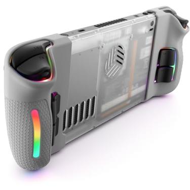 Imagem de JSAUX Placa Traseira Transparente Rgb Compatível Com Steam Deck Oled/Lcd, Capa De Substituição Faça Você Mesmo - Versão Pc0106 [Cristal]