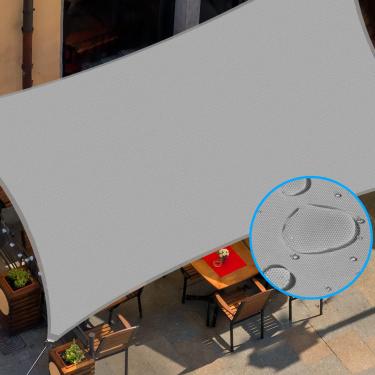 Imagem de NyShine Guarda-Sol À Prova D'Água, Toldo Retangular De 10' X 13', Com Bloqueio Uv, Abrigo Para Pátio Externo, Quintal, Gramado, Jardim, Garagem