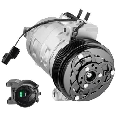 Imagem de BDFHYK Compressor A/C de ar condicionado com embreagem compatível com Jeep Wrangler V6 3.8L 2007 2008 2009 2010 2011