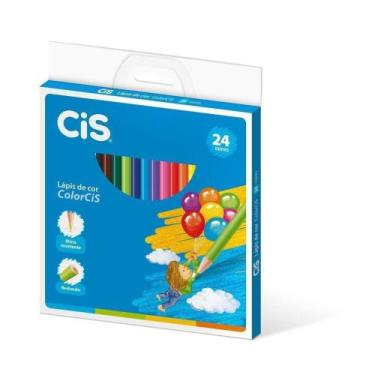 Imagem de Lapis de Cor Redondo Colorcis 24 Cores Cis