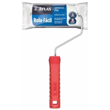 Imagem de Rolo de Pintura Rola-Fácil em Lã Sintética 9cm AT709/5 Atlas - 000204