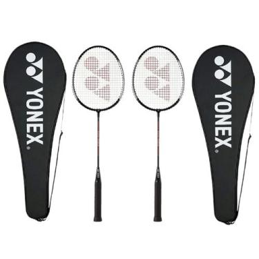 Imagem de Conjunto combinado de 2 raquetes de badminton YONEX GR 303 com capa co