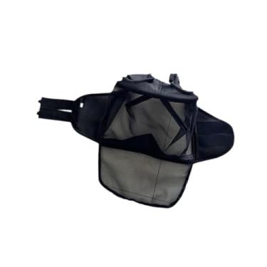Imagem de simhoa Máscara contra moscas de cavalo resistente ao desgaste, nariz longo com orelhas, fácil de instalar, suprimentos para equinos equestres
