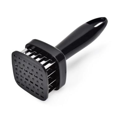 Imagem de Aliglow Agulha de amaciador de carne, martelo de carne, ferramenta para amaciar e bater bifes, carne de porco, frango, churrasco e aves