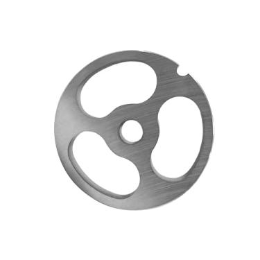 Imagem de Disco de moedor de carne de aço inoxidável #12 Lâminas compatíveis com FGA Food Chopper e Hobart, Cabelas, Weston, LEM, MTN Moedores de Carne, Discos de Corte Resistentes (Placa de 3 Furos Grandes)