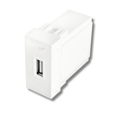 Imagem de Tomada Modulo USB Bivolt Automático Modulare /Evidence / Blanc+ - FAME