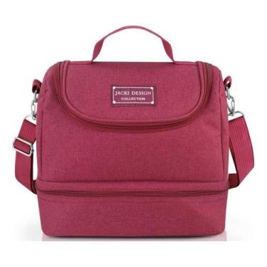 Imagem de Bolsa Térmica Duplo Compartimento Concept Joy Jacki Design, Bordô